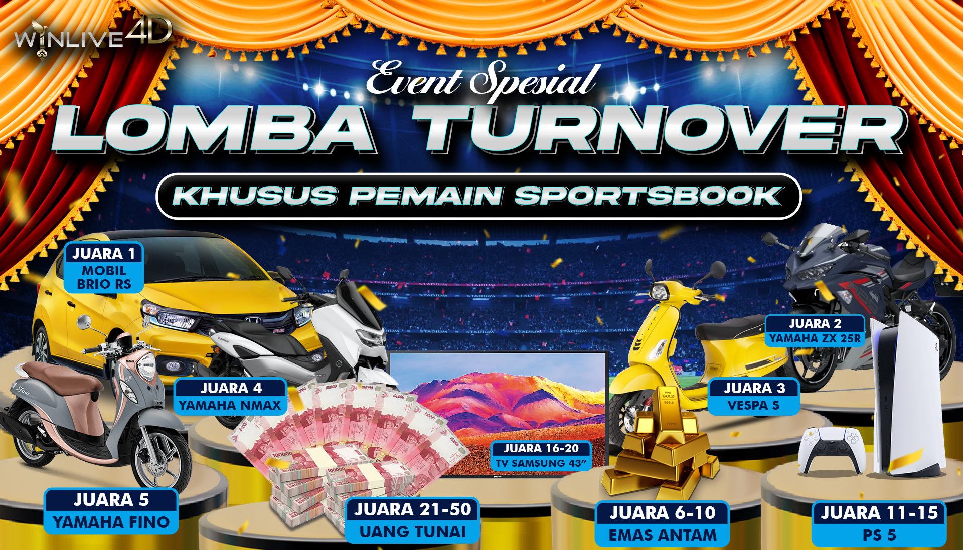 PEMENANG LOMBA EURO Winlive4D